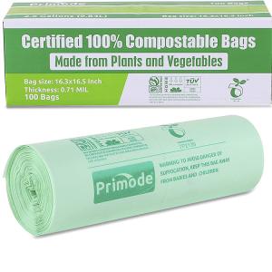 2.6 Gallon Trash Biodegradable Packaging Bag 100% Compostable