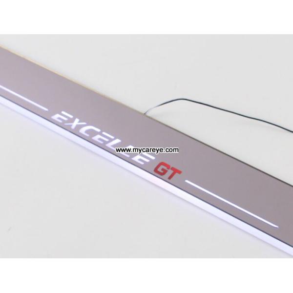 Buick Excelle GT LED Lights car pedal side step sill door moving scuff plate