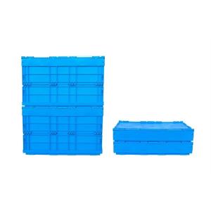 Convenient and Space-Saving Collapsible PP Plastic Container for Warehouse