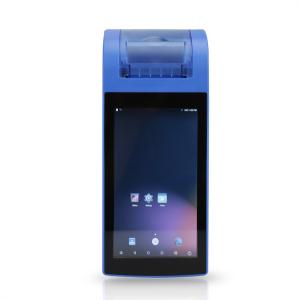 Offline Rj11 7'' Touch Screen Portable Pos Machine , Pos Payment Terminal With Printer