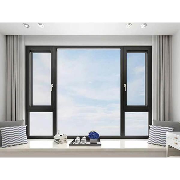 Quality Customized Aluminum Casement Windows with Tailored Glass for Office Building Soundproofing wholesale