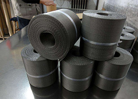 Long Security Wire Mesh Belt , Stainless Steel Flat Wire Conveyor Belt