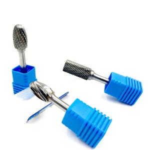 Cheap High Purity Carbide Ball Burr Long Die Grinder Bits A Shape Standard Cut for sale