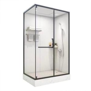 China Rectangular Prefab Bathroom Shower Integrated Sewage Treatment Plant on sale