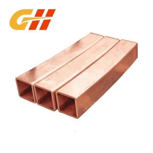 8mm Wall Copper Mould Tube Continuous Casting DHP Large Stiffness
