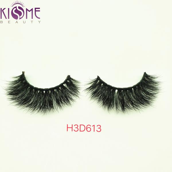 Quality Luxury Natural Mink Eyelashes Siberian Mink Individual Lashes Custom Length H3D613 wholesale