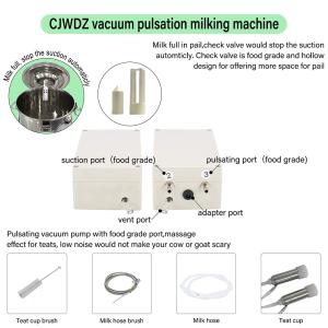 Portable Dairy Farm Simple Pulse Goat Milker Vacuum Pulsation