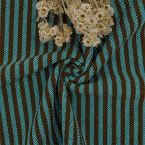 Comfortable Skin-Friendly Anti-Wrinkle Crisp Striped Knit Fabric For T-Shirt