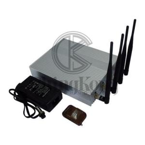 Cheap Shielding 2-30m WIFI Jamming Device No Noise Design Separate Bands for sale