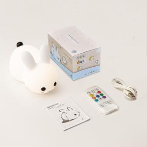 Rechargeable Rabbit Silicone Night Light Lamp Multipurpose Durable