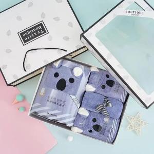 Custom Logo Quick Dry 4 Piece Bath Towel Set Soft Touch Hand and Face Print