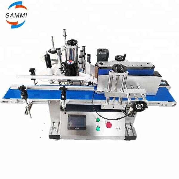 High-Speed Desktop Automatic Labeling Machine - Precise Round Bottle Self