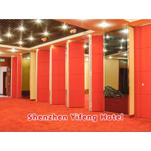 Folding Glass Partition with Sound Insulation 30-42dB and Customizable Design