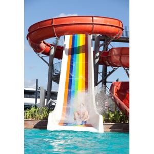 Flying Style Fiberglass Swimming Pool Slide with 5 Meters Height 0.85 Meters
