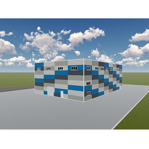 Customized Light Weight Steel Structure Warehouse Prefabricated Steel Portal Frame Warehouse