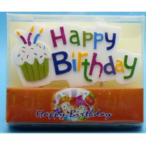 China Colorful Hand Painted Cool Candles For Birthday Cakes No Drip Disposable on sale