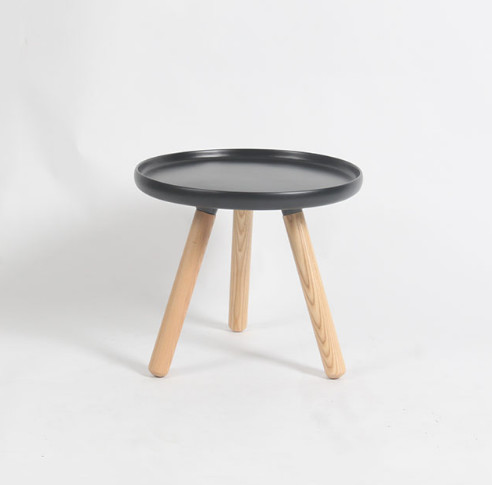 Quality Round Normann Copenhagen Coffee Table , Metal Simple Coffee Table With Wooden Legs wholesale