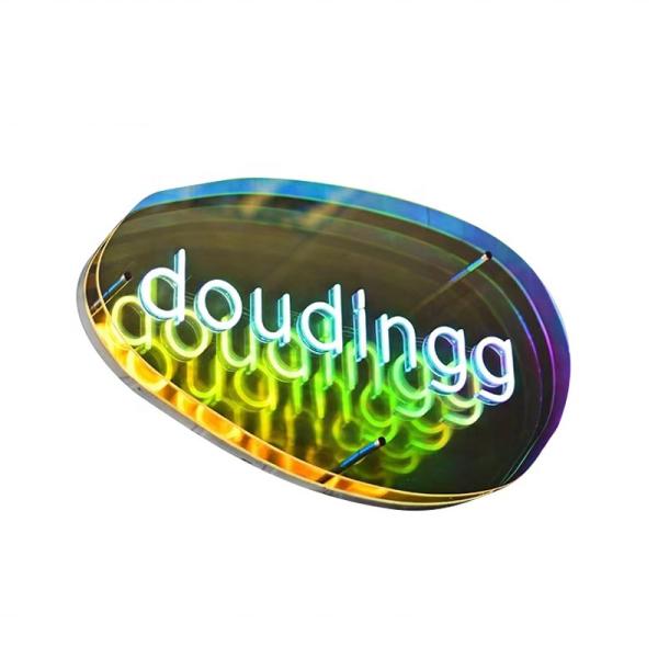 Customized LED Letter Abyssal Mirror Light for Magic Mirror Infinity Mirror Logo