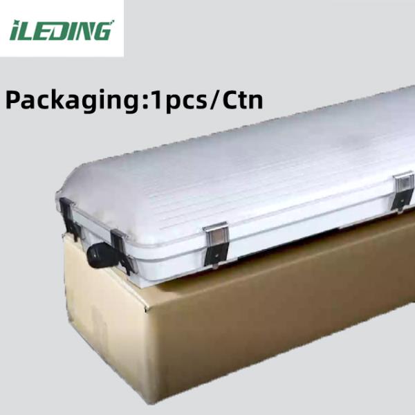 PC 4FT IP67 180W 155W 135W 105W Industrial Garage Vapor Tight Led High Bay Fixture