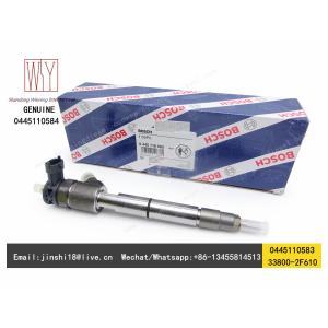China BOSCH GENUINE AND BRAND NEW DIESEL FUEL INJECTOR 0445110583, 0445110584, 33800-2F610 FOR HYUNDAI D4HB EURO 6 ENGINE on sale