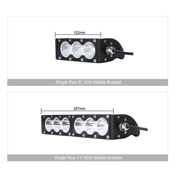 30W 90W 12W 150W 180W Single Row Led Work Light Bar For Car 4x4 Offroad Truck SUV 4WD Spot Flood Combo Beams Driving