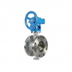 Handle to clamp butterfly valve Turbine butterfly valve