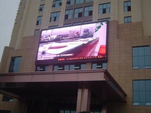 Outdoor Waterproof Fixed Installation Electronic Led Advertising Screen Full