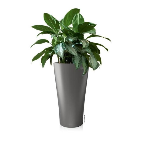 Outdoor Garden Fiberglass Flower Pots Large For Real Or Artificial Tree
