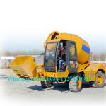 Rotating Drum Concrete Cement Mixer Machine Self Loading Mobile Type 2.0M3