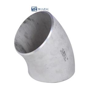 China Stainless Steel 304 316 45 Degree Long Radius Elbow 1-4 DN25-DN100 Head Code Cylindrical on sale