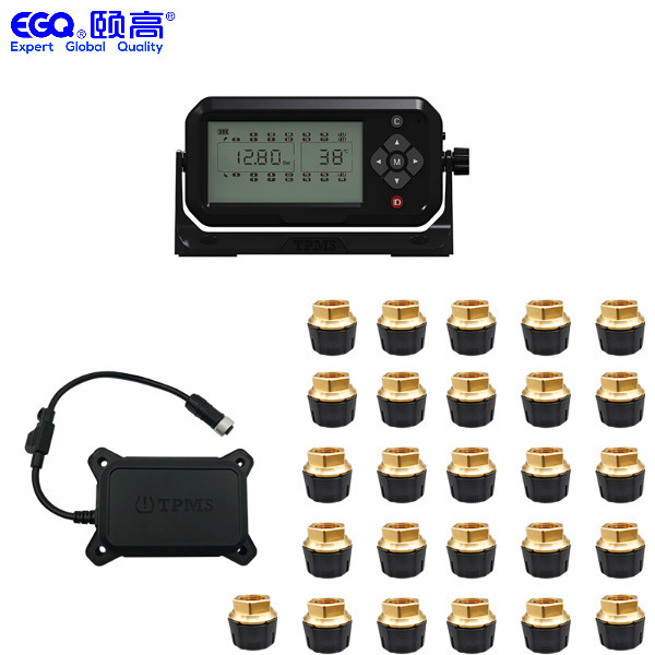 Quality IP67 OTR TPMS LCD Screen 203psi 12V1 Thread Truck TPMS System wholesale