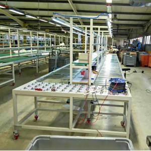 China 200 kg Load Capacity Cleanroom Roller Conveyor Line For Semiconductor PLC/Manual Control System on sale China 200 kg Load Capacity Cleanroom Roller Conveyor Line For Semiconductor PLC/Manual Control System on sale