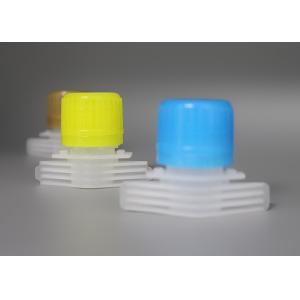 Cheap Customized Black Plastic Spout Caps With Tamper Proof Ring For Baby Food Corner Pouch for sale