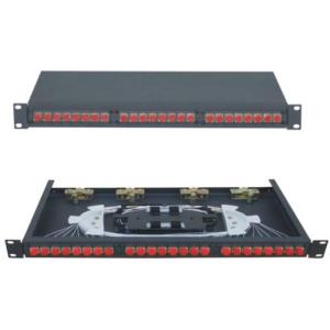 GPZ /RM - SC12 FC24 Rack-Mounted Fiber Optic Patch Panel 480 * 250 * 1U