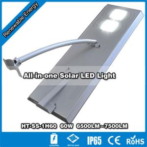 Hitechled Farola solar LED de 7000 lúmenes para alumbrado público HT-SS-1H60,60W