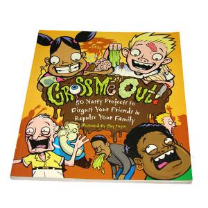 A4 Holographic Matte Coating Comic Book Printing For Children