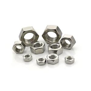 China M8-M20 201 Stainless Steel Hex Jam Nut Fine Thread Grade 6.8 on sale