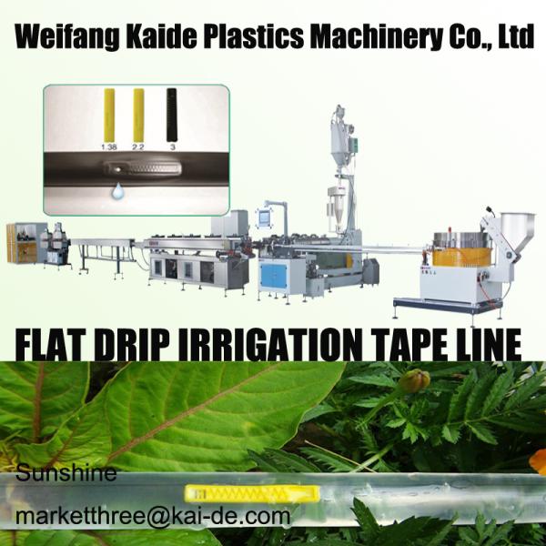 Quality 180m/mim Inline Flat Drip Irrigation Tape Extrusion Line KAIDE factory wholesale