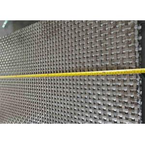 10mm Hole 10mm X 1.5mm Flat Wire Woven Mesh 304SS Low Level Transparency