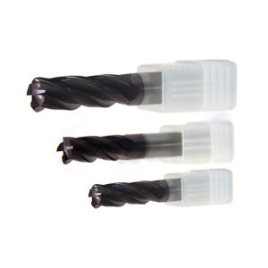 Solid Carbide High Speed Steel Milling Cutters 4 Flutes Corner Radius End Mill