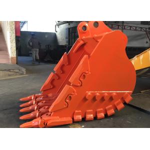 PC 30 Ton Excavator Heavy Duty Rock Bucket NM450 Material