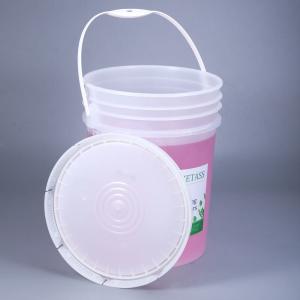 Food Storage with UMETASS 5 Gallon Clear Plastic Bucket Printing Silk Screen