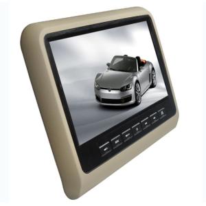 CE FCC ROHS 9" Car Roof DVD Player Headrest With Interchangeable Color Skins .