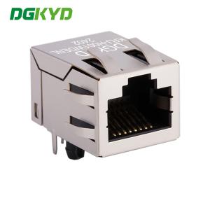 KRJ-H001WDENL RJ45 Ethernet Socket 100M RJ45 With Transformer Through Hole RJ45