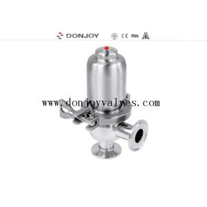 China SS316 Tri Clamp Pneumatic Sanitary Radial Diaphragm Valve For Vaccine on sale