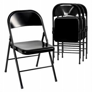Commercial Stackable Metal Fold Up Chairs For Picnic red black white