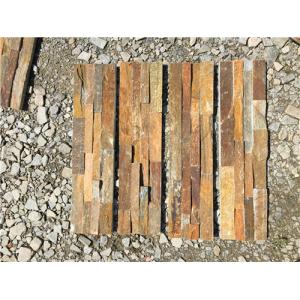 Natural stone Cement Backed Ledgestone Panel / Stone Cladding Panels Wear