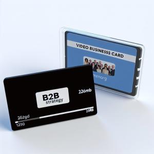 Revolutionize Your B2B Strategy with 256MB Memory Video Business Cards
