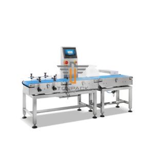 SUS304 Material Belt Multihead Checkweigher , Checkweighing Scales 0.2KW