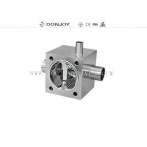 SS316L sanitary multiport Sanitary Diaphragm Valve for controlling flow